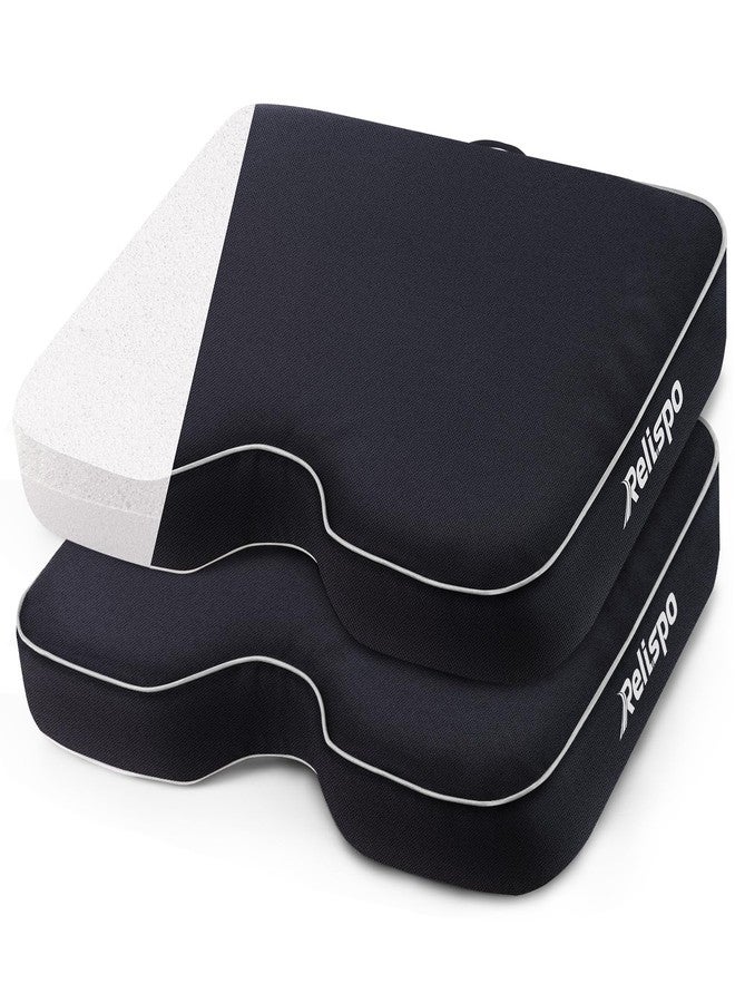 Relispo Stadium Seats for Bleachers with Integral Cutting Memory Foam, Stadium Seat Cushion Waterproof Extra Thick Bleacher Cushion, Portable Stadium Cushions for Indoor Outdoor Events (2 Packs) - Image 1