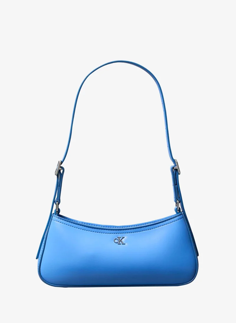 Monogram Logo Plaque Shoulder Bag