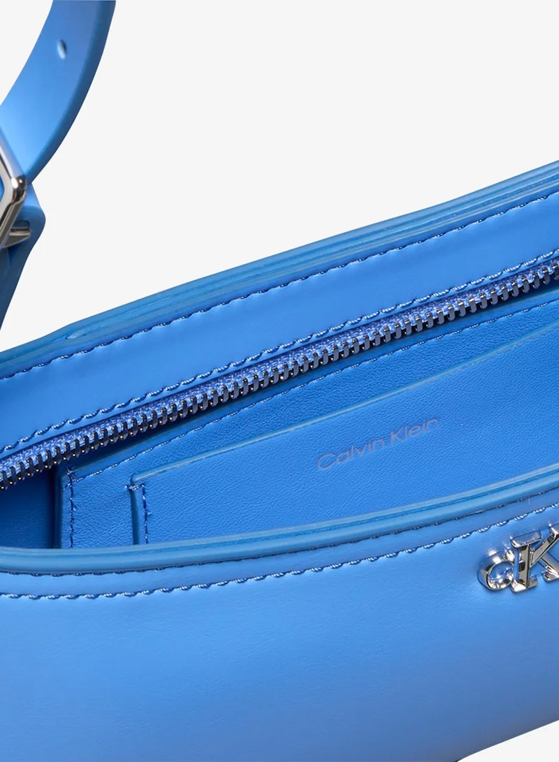 Calvin Klein  Monogram Logo Plaque Shoulder Bag for Women | Best Price UAE