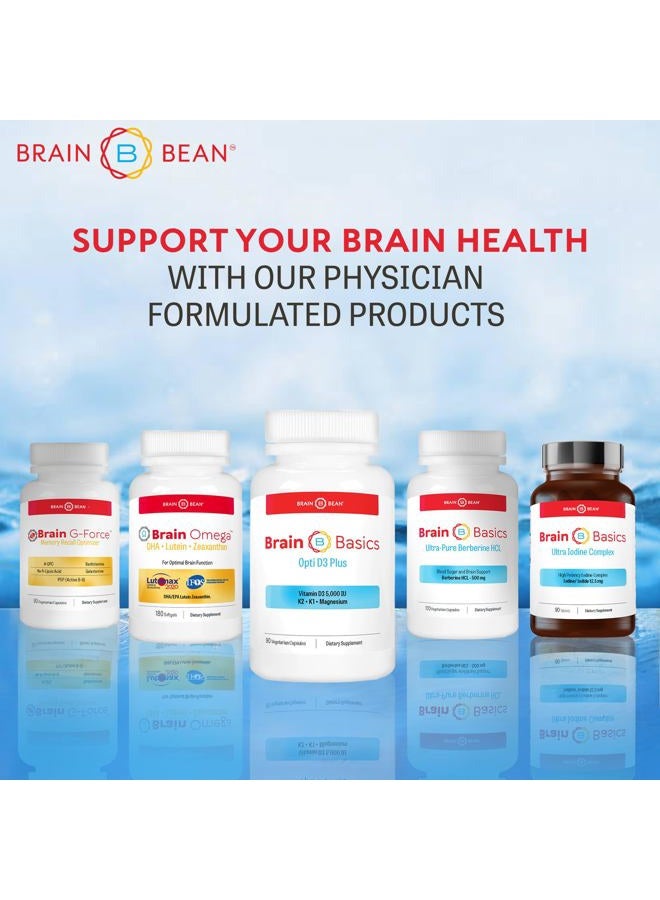Brain-Bean Basics Opti D3 Plus | Vitamin D3 K2 5,000IU, Vitamin K1, and Magnesium | 90 Servings - Image 5