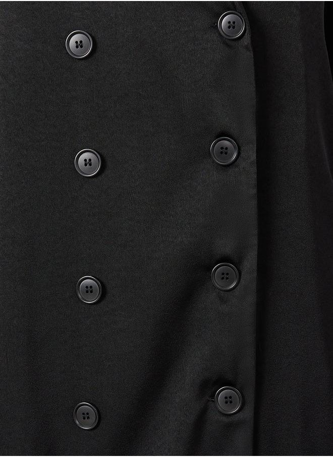 Styli - Oversized Maxi Length Fluid Double Breasted Coat - Image 1