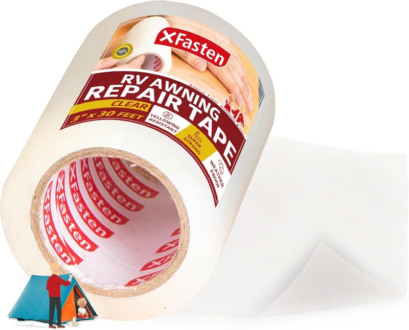 XFasten RV Awning Repair Tape - 3" x 30 Feet - Image 1