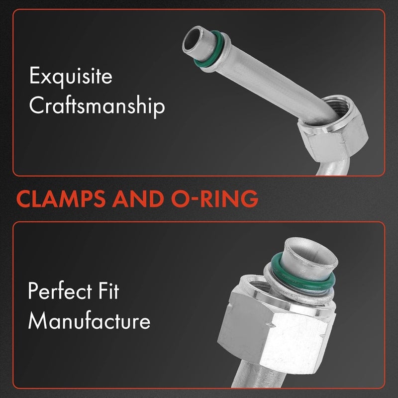 A-Premium A/C Manifold Suction and Discharge Line Hose Assembly - Image 3