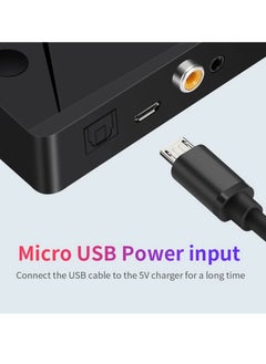 SYOSI Bluetooth 5.0 Transmitter for TV, aptX Low Latency Audio Adapter with Optical Input, Coaxial Input, AUX Input, Plug and Play, HD Sound Quality, USB Powered  - Image 3