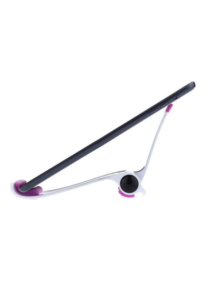 NIBEMINENT Adjustable Phone Holder 5.32x3.94x1.02inch White/Purple - Image 5