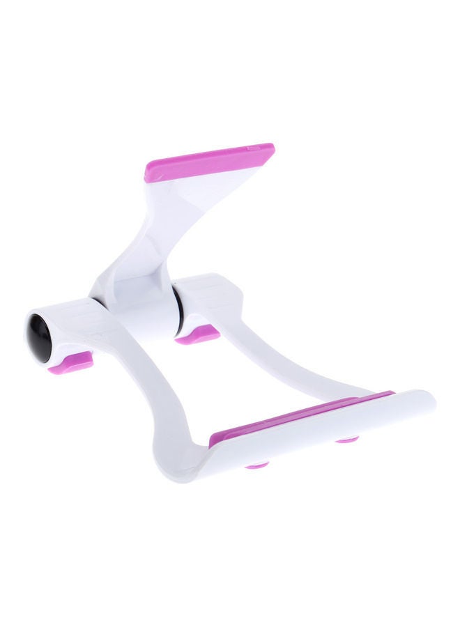 NIBEMINENT Adjustable Phone Holder 5.32x3.94x1.02inch White/Purple - Image 2