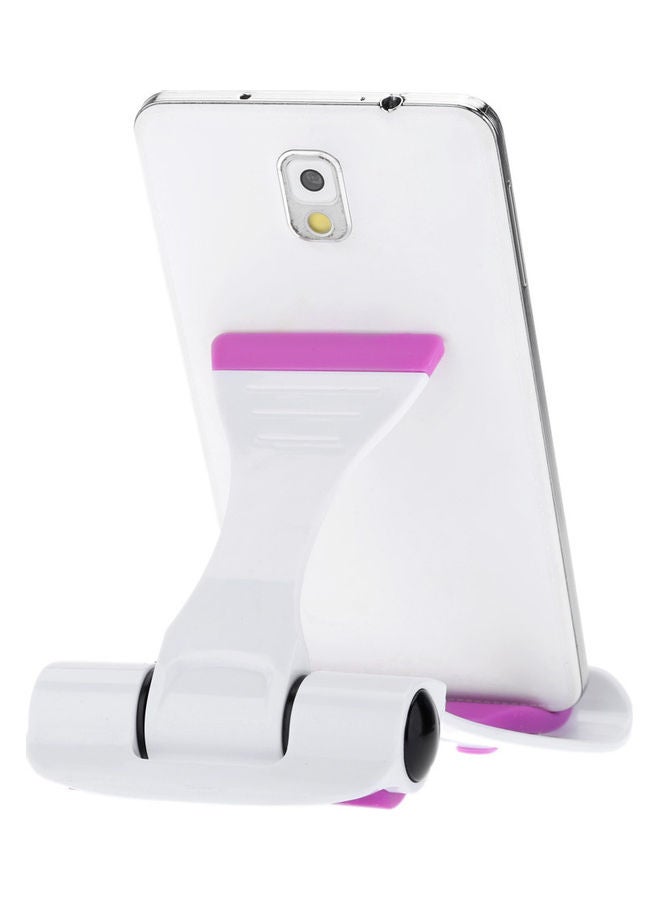 NIBEMINENT Adjustable Phone Holder 5.32x3.94x1.02inch White/Purple - Image 4