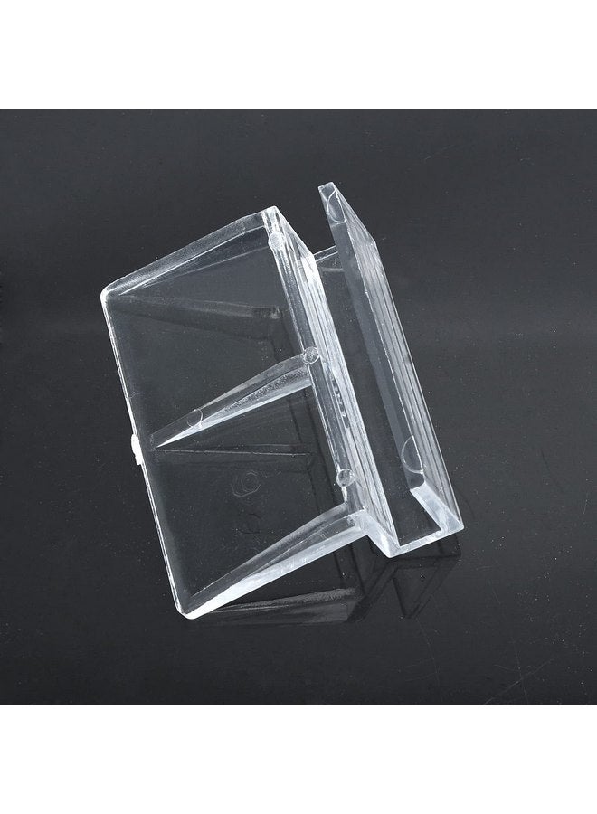 Acrylic Aquarium Cover Clip,Clear Fish Tank Glass Cover Clip Support Holder,Universal Lid Clips for Rimless Aquariums (6mm) 8 PCS - Image 5