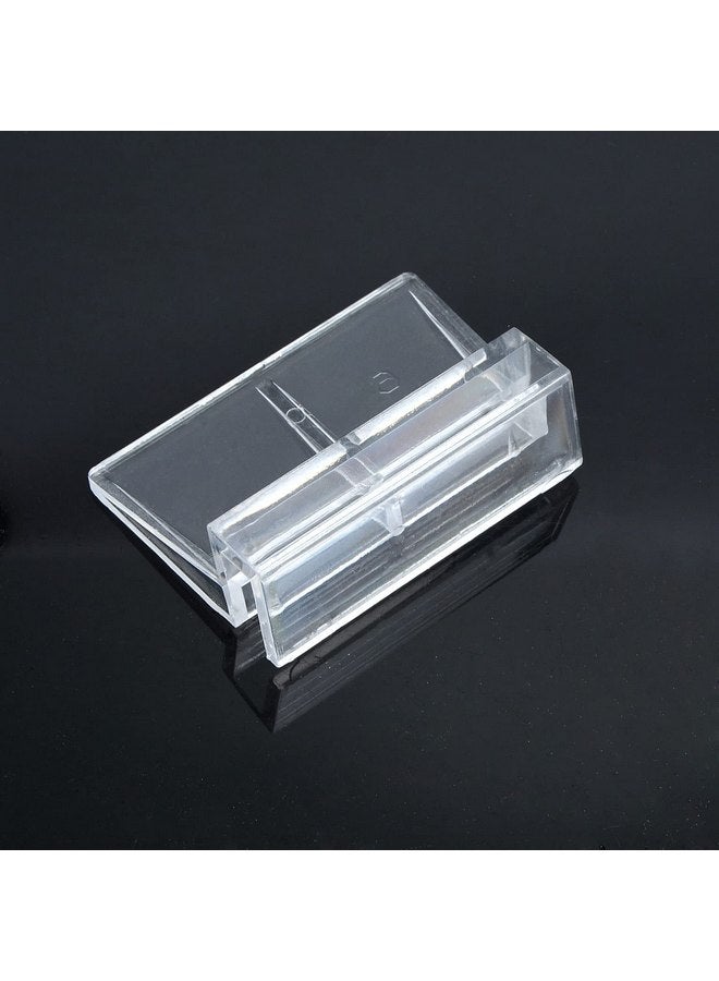 Acrylic Aquarium Cover Clip,Clear Fish Tank Glass Cover Clip Support Holder,Universal Lid Clips for Rimless Aquariums (6mm) 8 PCS - Image 4