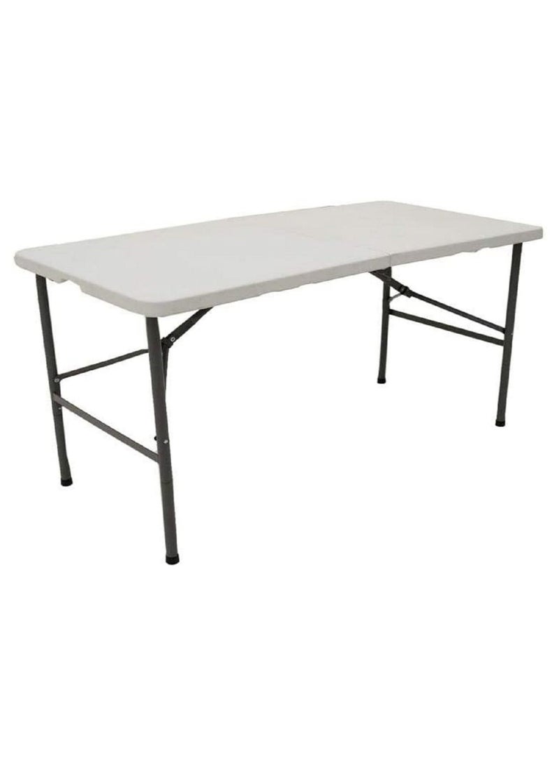 AGD Foldable Table White 122x61x74cm - Image 1