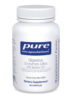 Pure Encapsulations Digestive Enzymes Ultra With Betaine Hcl 90 Capsules  - Image 1