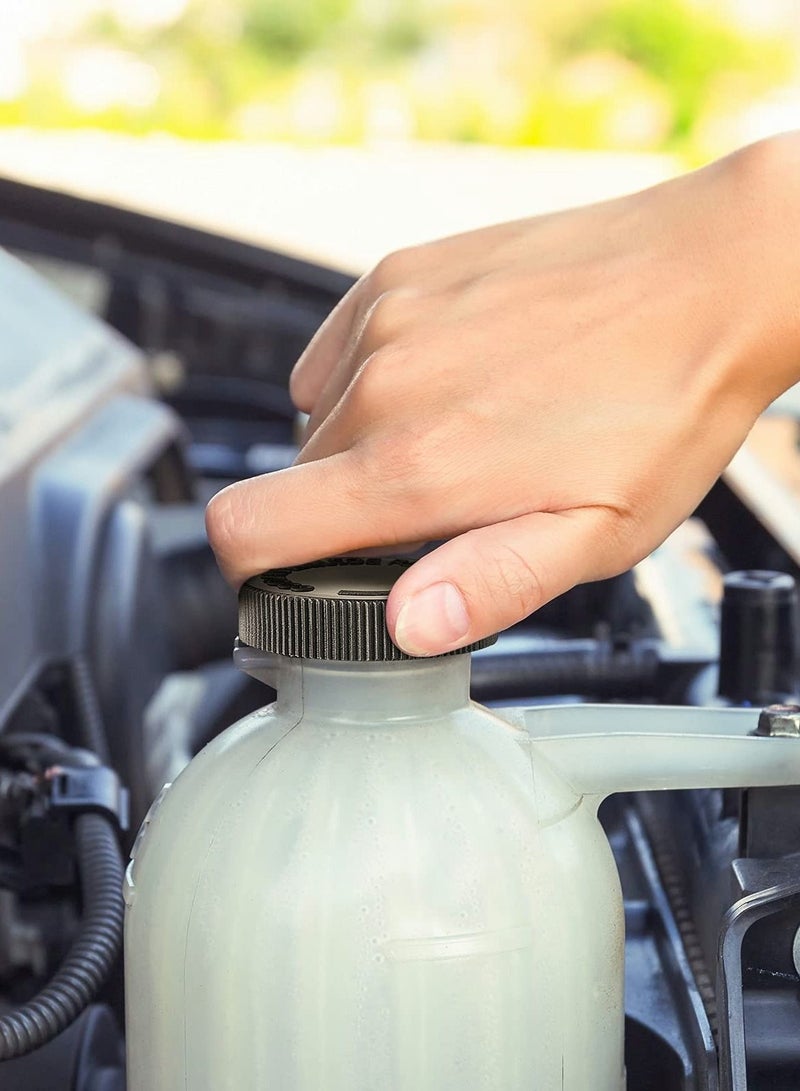 Coolant Reservoir Cap 21712-79900 Black Radiator Overflow Tank Lid Liquid Storage Cover Compatible with Infiniti Nissan Renault Engine Water Caps 2 PCS - Image 3