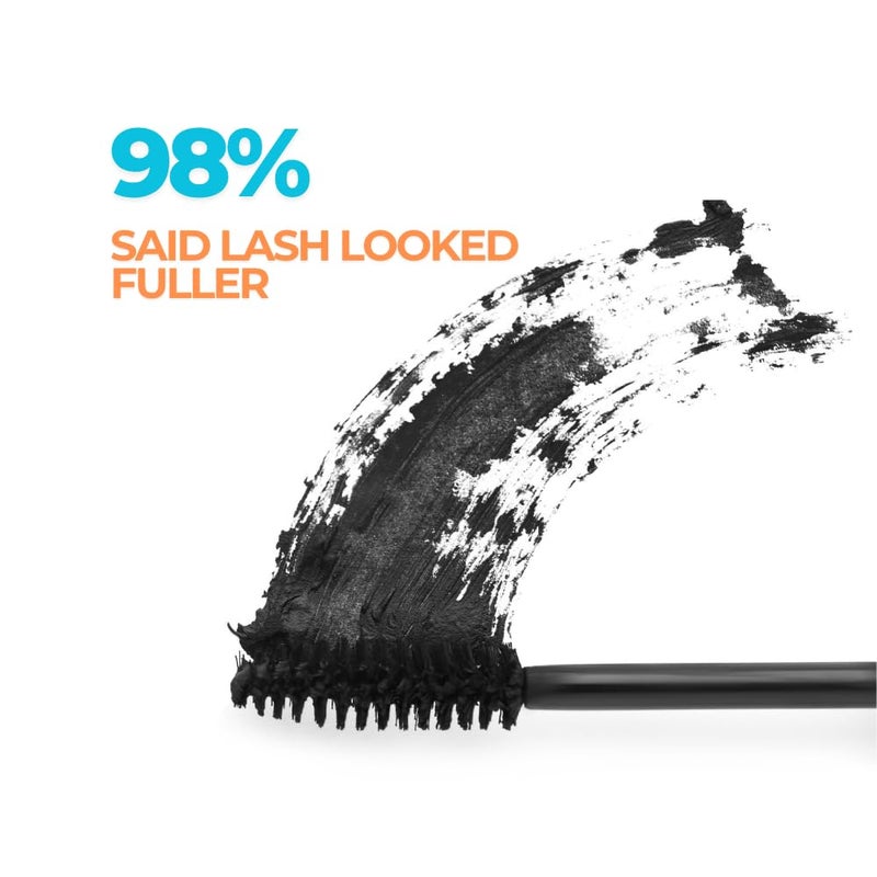 Emani Double Lash Mascara, Black, 3X Volume, Length & Lift, Hypoallergenic for Sensitive Eyes, Vegan & Cruelty-Free, Granite - Image 5