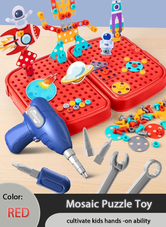 Generic 450PCS Electric Drill Puzzle Toy Creative Mosaic Puzzle