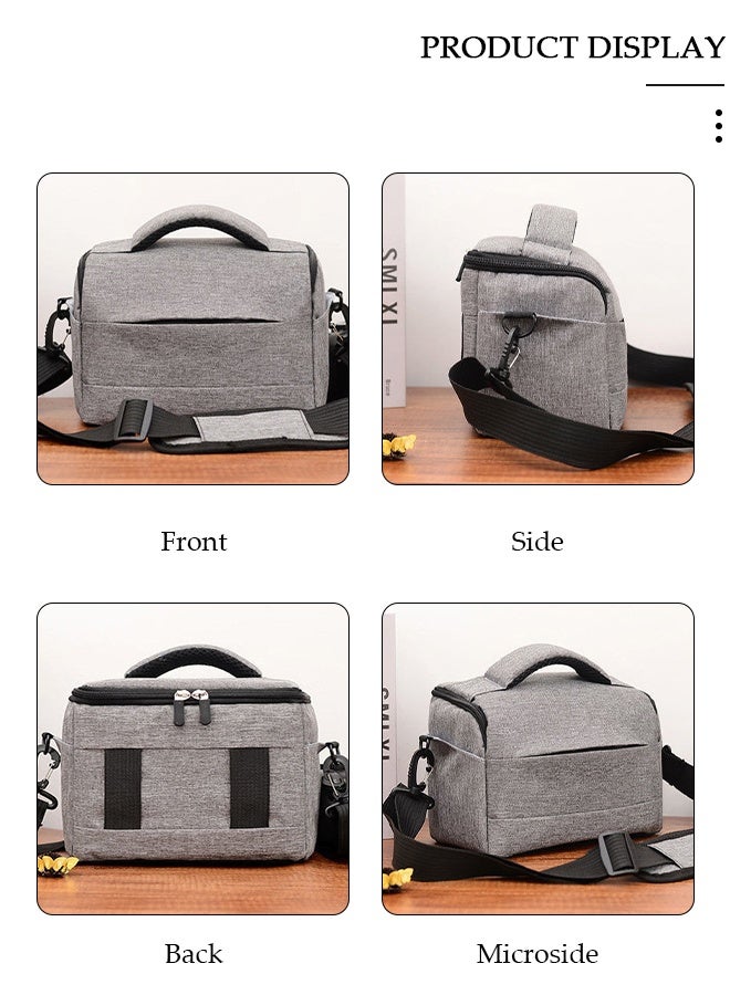 DUNISO Camera Bag Padded Camera Shoulder Bag for Photographers, Waterproof Camera Bags & Cases for SLR DSLR, Lenses, Accessories - Image 5