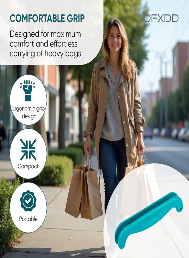 OFXDD Mighty Bag Carrier - Pack of 3 - Plastic Handle Grips for Grocery Bags Carrying - Handles for Tote - Grip Holder for Bag - Image 2