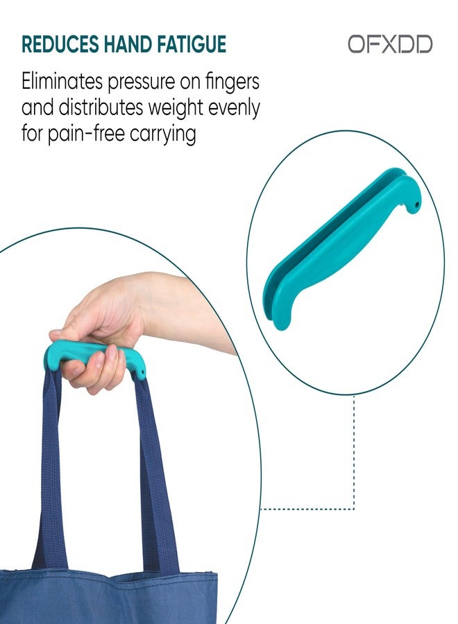 OFXDD Mighty Bag Carrier - Pack of 3 - Plastic Handle Grips for Grocery Bags Carrying - Handles for Tote - Grip Holder for Bag - Image 3