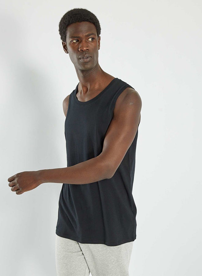 Kiabi Plain sleeveless pyjama top  - Image 3