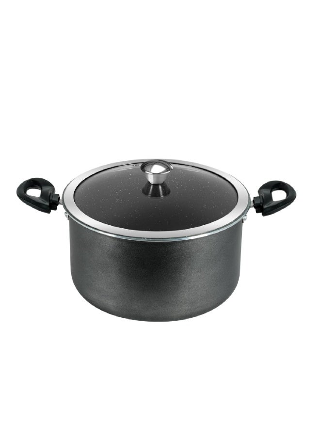 Impex Non Stick Biriyani Pot 6L| Biriyani Pot with 5 Layer Super Granite Coating | Gas Stove and Induction Base, Heat Proof Handles | 1 Year Warranty (IBP 6L) - Image 1