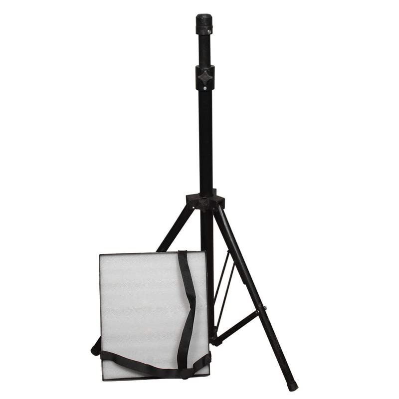Vilro Projector Floor Stand Min 4 ft - Max 6 ft Adjustable from The Ground with Holding Tray & Two Grip Belt- Design-8 - Image 3