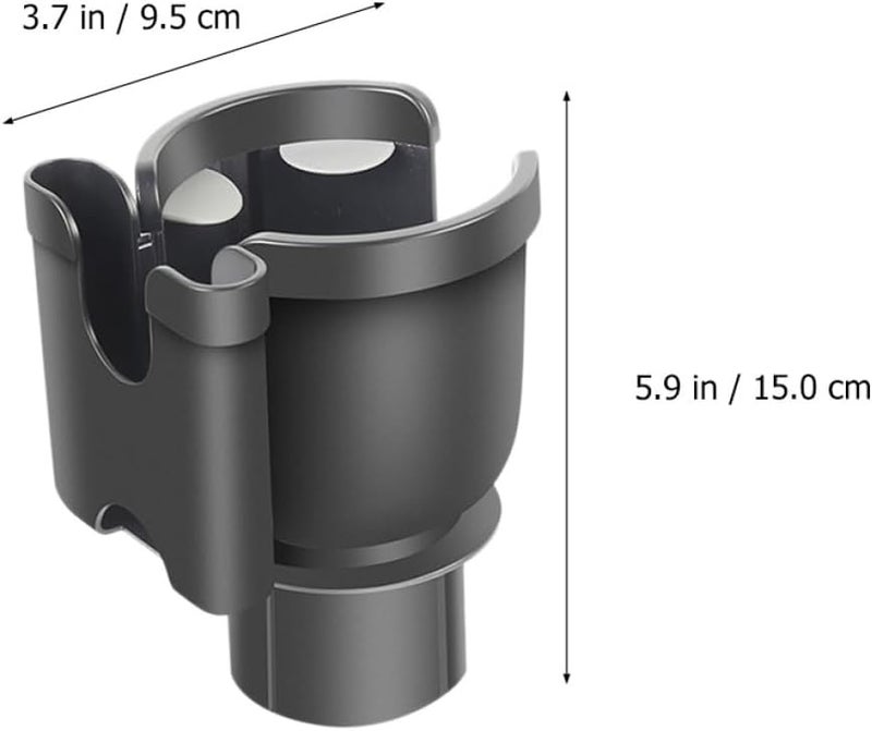 Rotating Car Cup Holder with Phone Box, Multifunctional 2-in-1 Car Beverage Rack and Storage Organizer for Travel and Daily Use - Image 2