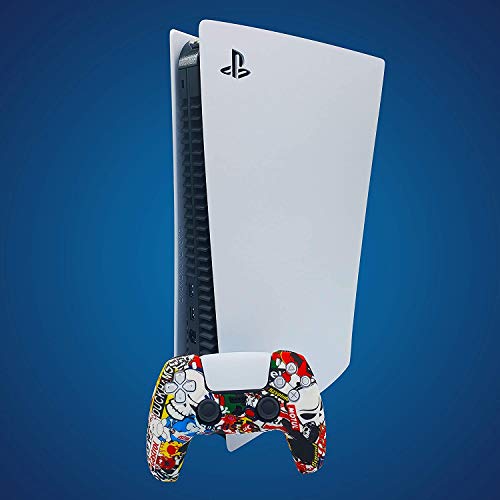 New World for PS5 Controller Silicone Cover Case, Skin Anti Slip Protective Case Sleeve for PS5 Dual-Sense Controller with Thumbgrips Free - Image 5