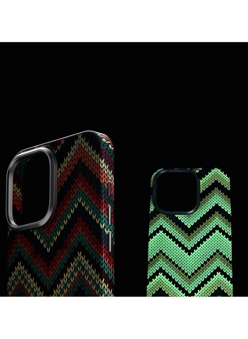 Suitable for iPhone 15 Pro Max,embossed,magnetic,night light,anti drop protective case - Image 4