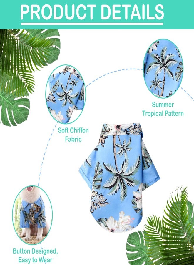 Lulala Dog Summer Shirt for Dogs - Lightweight & Breathable Tropical Print T-Shirt | Soft Comfortable Pet Clothing for Summer | Beach & Vacation Outfit for Small & Medium Dogs - Image 5