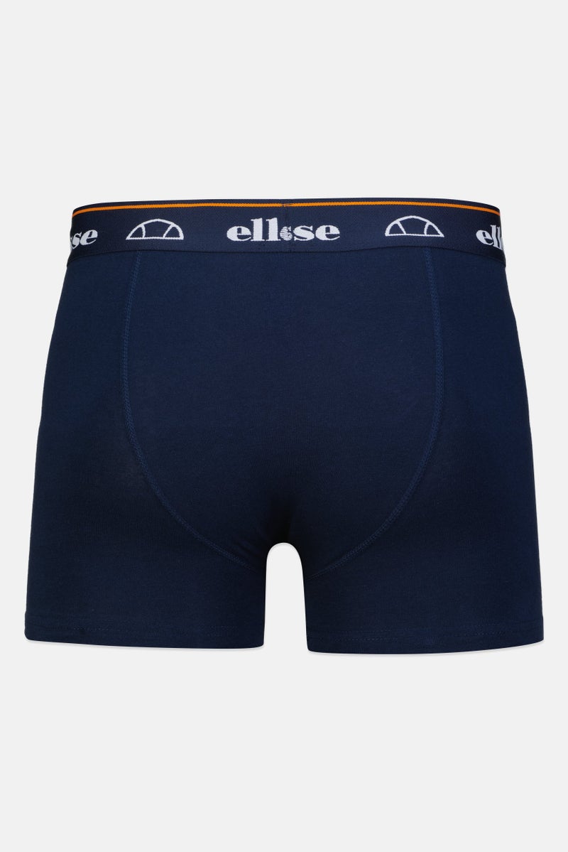 Ellesse Men 3 Pieces Brand Logo Trunks, Multicolor - Image 3