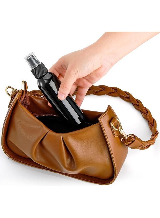 Pack Of 3 Empty black Spray Bottles 30ml-Small Plastic Spray Bottle, Empty Fine Mist Mini Travel Size Sprayer, Portable Refillable  - Image 4