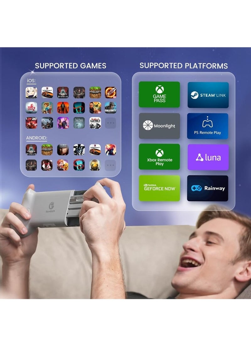 Beauenty - GameSir G8 Galileo Type-C Mobile Gaming Controller for Android  iPhone 15 Series (USB-C), Plug and Play Gamepad with Hall Effect Joysticks/Hall Trigger, 3.5mm Audio Jack - Image 1