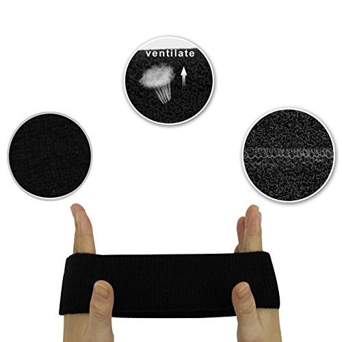 HANERDUN Sports Sweatbands Headbands Breathable Terry Cloth Sweat Head Bands for Men and Women Running Work Out Yoga Exercise Tennis - Image 4