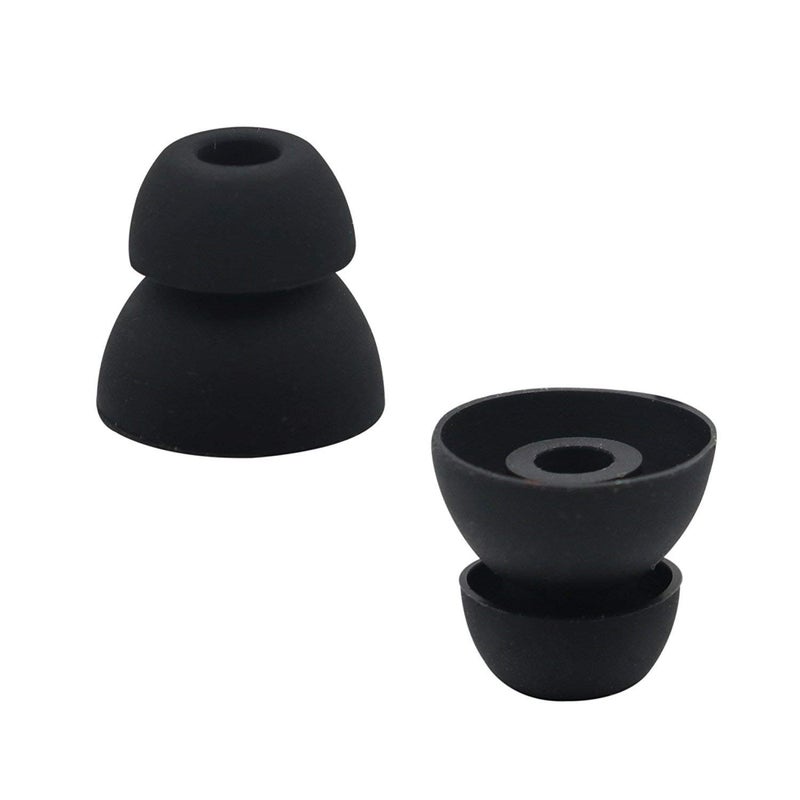 ALXCD Replacement Eartips Silicone Earbuds Buds Set Compatible with Powerbeats Pro, 8 Pairs S/M/L/D 4 Sizes Soft Silicone Earbuds Tips, Compatible with Powerbeats Pro Headphones PB Pro (Black) - Image 5