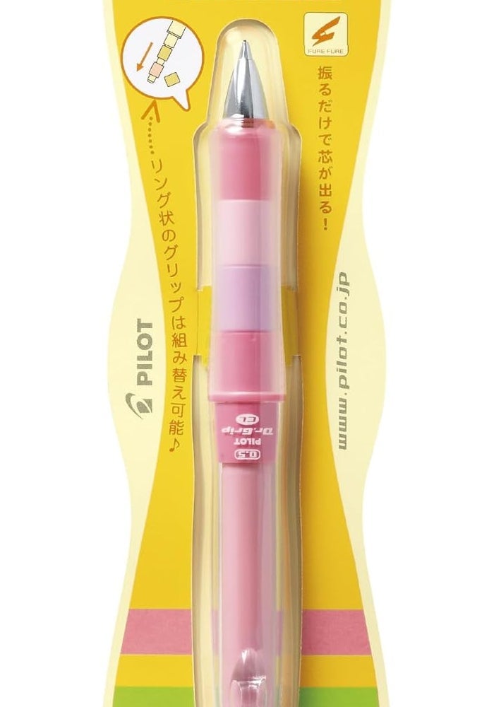 Pilot Dr. Grip CL Play Border Mechanical Pencil, 0.5mm, Floral Pink - Image 2