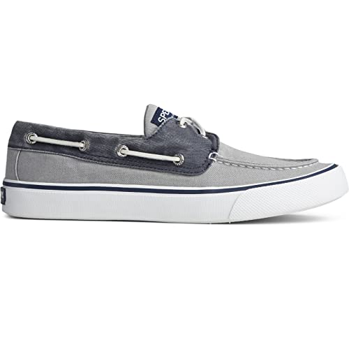 Sperry Men's Bahama II Boat Shoe, SW Grey/Navy, 9 M US - Image 3