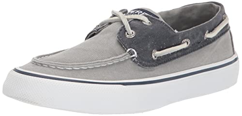 Sperry Men's Bahama II Boat Shoe, SW Grey/Navy, 9 M US - Image 1