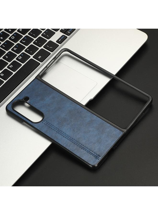 إيروريكس جراب لهاتف Samsung Galaxy Z Fold5 بغطاء خلفي بخياطة بنمط بقرة - Image 1