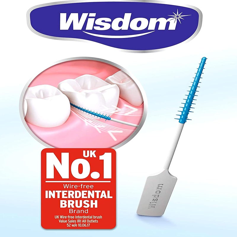 WISDOM فرشاة وايزدم الكبيرة لتنظيف المسافات بين الأسنان باللون الأرجواني - Image 5