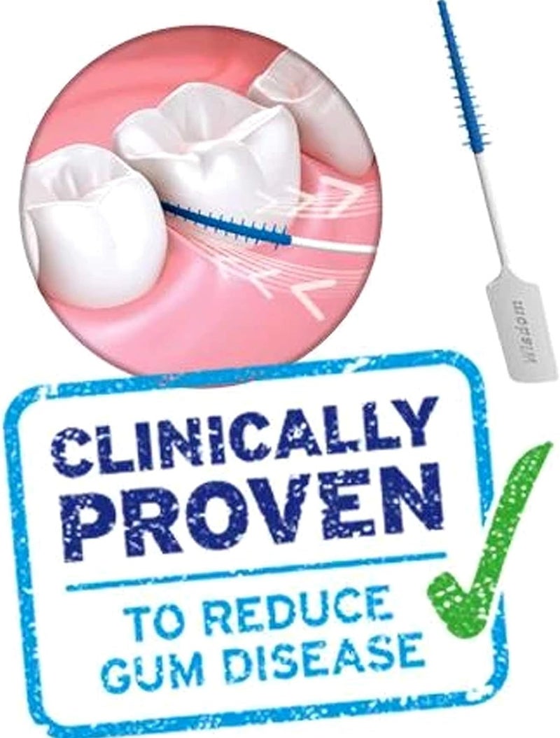 WISDOM فرشاة وايزدم الكبيرة لتنظيف المسافات بين الأسنان باللون الأرجواني - Image 4