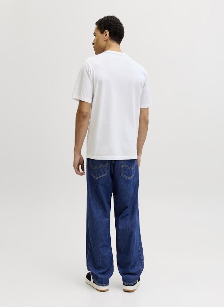 JACK & JONES Logo Crew Neck Regular Fit T-shirt - Image 2