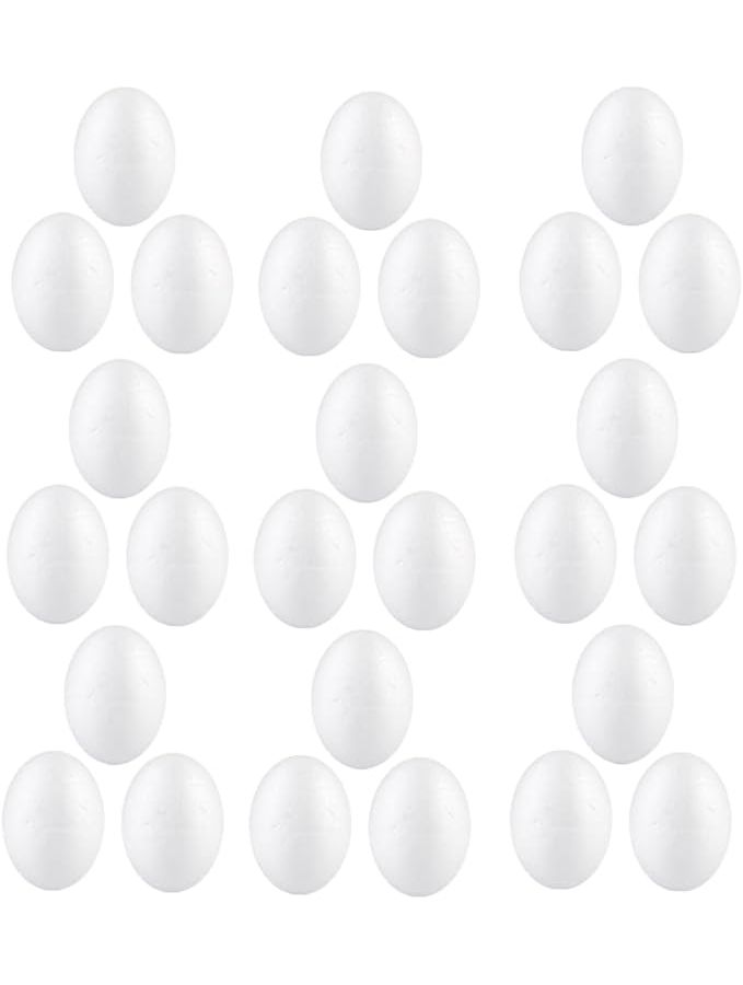 50 Pcs Easter Egg Decorations Realistic Chicken Models for Crafting Painting 5CM - Image 1