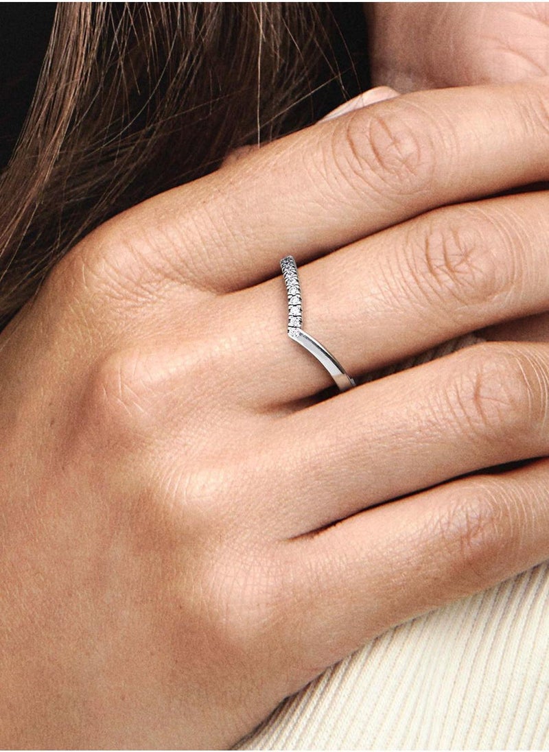 PANDORA Pandora Timeless Wish Half Sparkling Ring  - Image 2