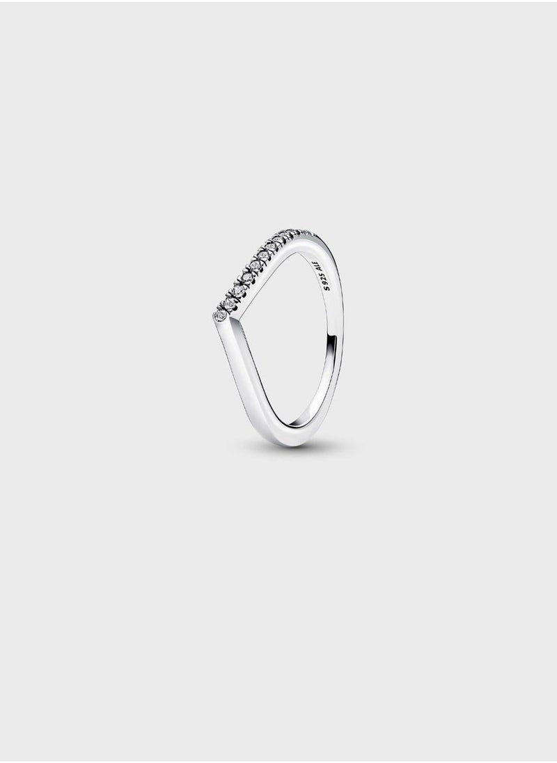 PANDORA Pandora Timeless Wish Half Sparkling Ring  - Image 1