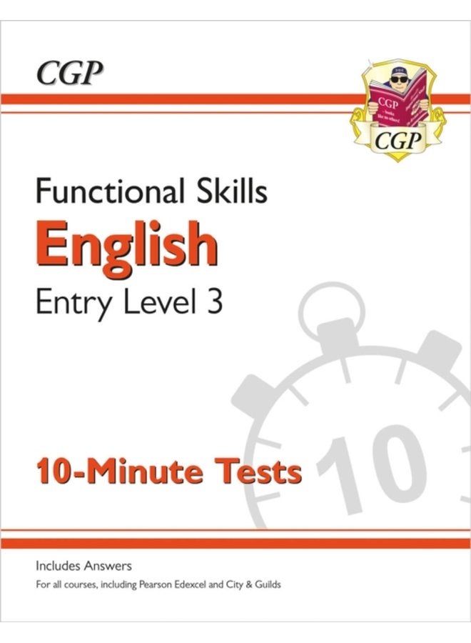 Functional Skills English Entry Level 3 10 Minute Tests - Paperback