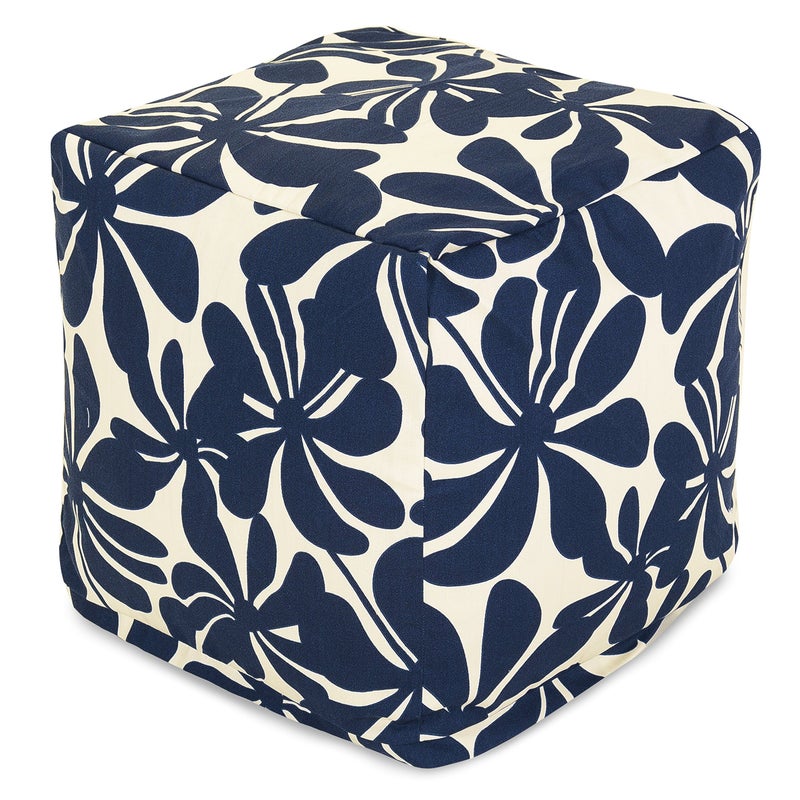 Majestic Home Goods Plantation Cube 17 x 17 x 17 Navy Blue