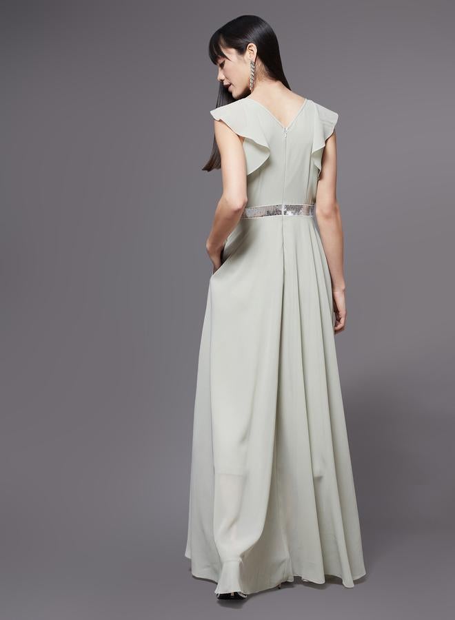 Miss Chase Sleeveless Chiffon Dress  - Image 3