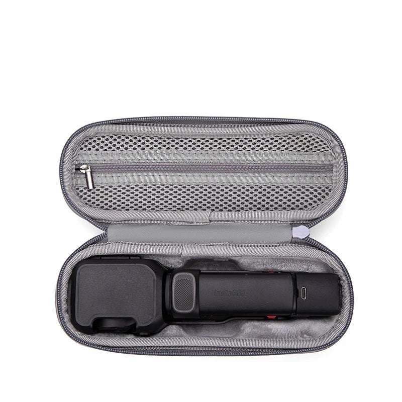 For Insta360 Luna Ultra Hard Case Waterproof Shockproof Lightweight Travel Storage Bag with Carry Strap and Mesh Pocket - Image 5