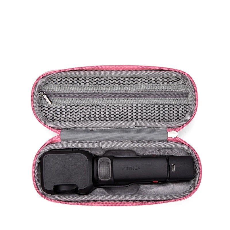 For Insta360 Luna Ultra Hard Case Waterproof Shockproof Lightweight Travel Storage Bag with Carry Strap and Mesh Pocket - Image 2