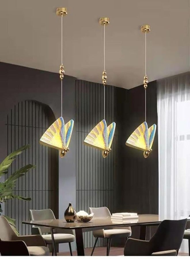 kinis Led Paradise Butterfly LED Pendant Lamp for Dinning Table/Bedroom/Living Room Hanging Lamp for Drying Room Ceiling Lamp Hanging Pendant Light for Home/Cafe/Restaurant/Bar, Pack of 2 - Image 4