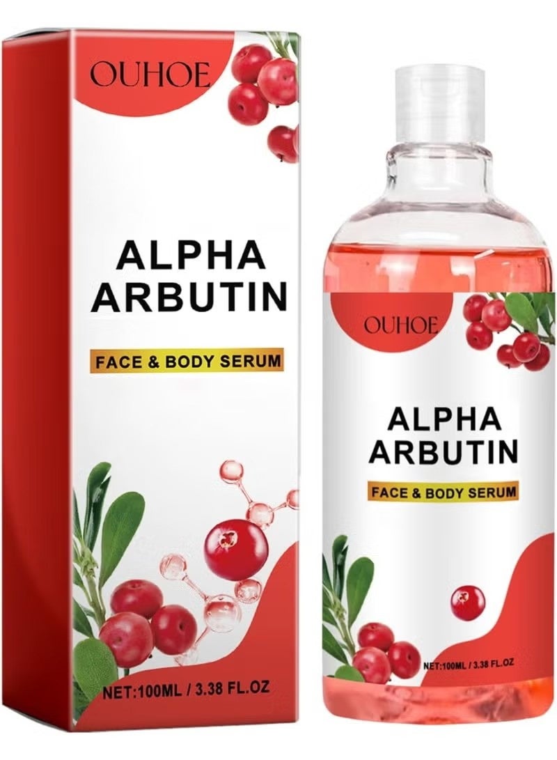 OUHOE Alpha Arbutin Serum for Face & Body,Pigmentation & Dark Spot Serum Lightweight,160ml - Image 1